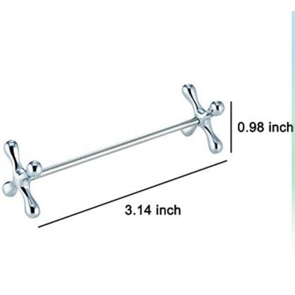 Set of 4 Stainless Steel Modern X-Shaped Holders for Chopsticks - Picture 3 of 3